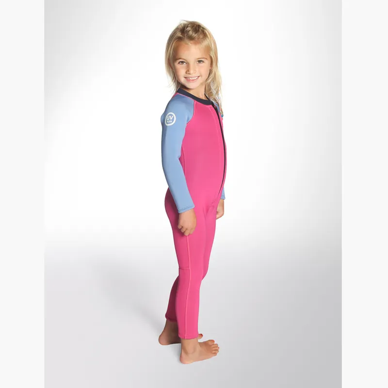 C-Skins C-Kid Baby Steamer Wetsuit Magenta/Powder Blue-1